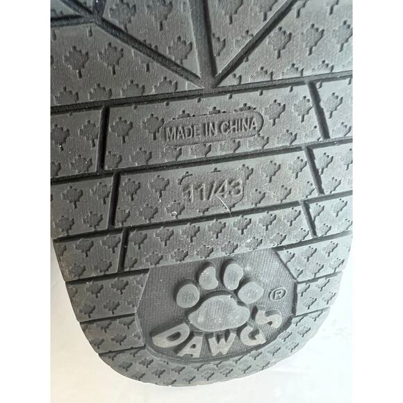 NWT DAWGS Dark Gray 9 Inch Faux Shearling Microfiber Vegan Winter Boots Sz 11 - Picture 11 of 11